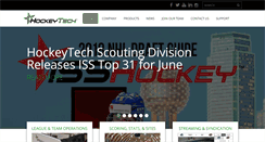 Desktop Screenshot of hockeytech.com